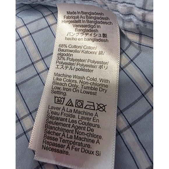 J Crew Shirt Mens XL Blue Plaid Long Sleeve Button Down Casual - Picture 9 of 14